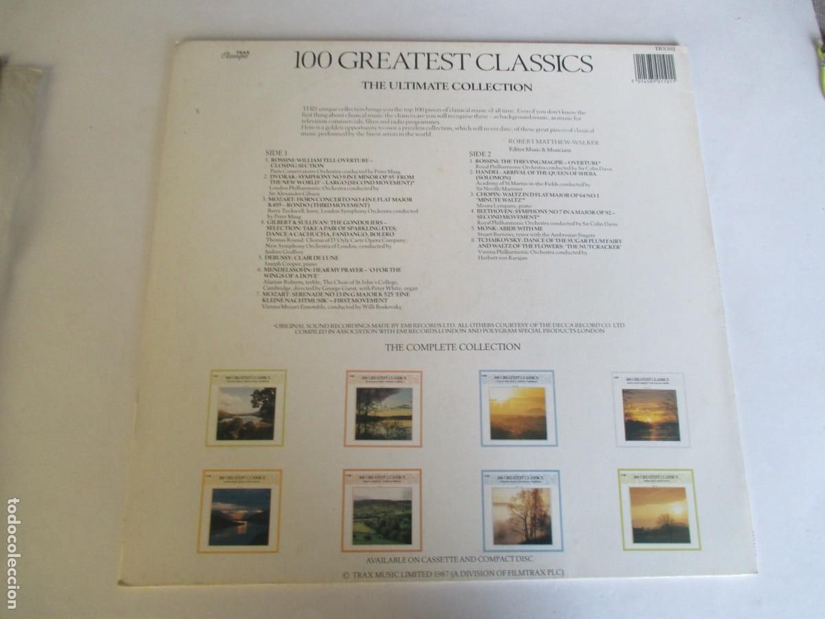 Discos de vinilo: 100 GREATEST CLASSICS Part Two Z179 - Foto 2