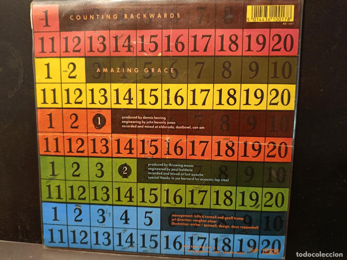 Discos de vinilo: THROWING MUSES COUNTING BACKWARDS SINGLE SPAIN 1991 PDELUXE - Foto 2