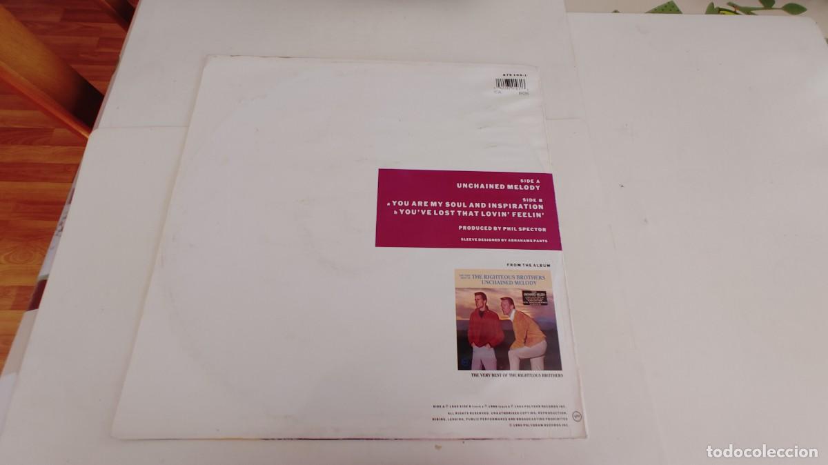 Discos de vinilo: THE RIGHTEOUS BROTHERS-MAXI UNCHAINED MELODY - Foto 2