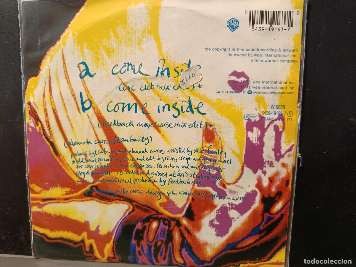 Discos de vinilo: THOMPSON TWINS COME INSIDE SINGLE GERMANY 1991 PDELUXE - Foto 2
