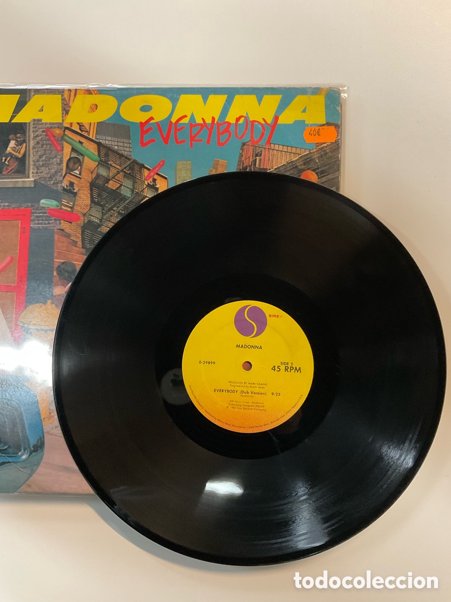 Discos de vinilo: MADONNA. Everybody. USA - Foto 4