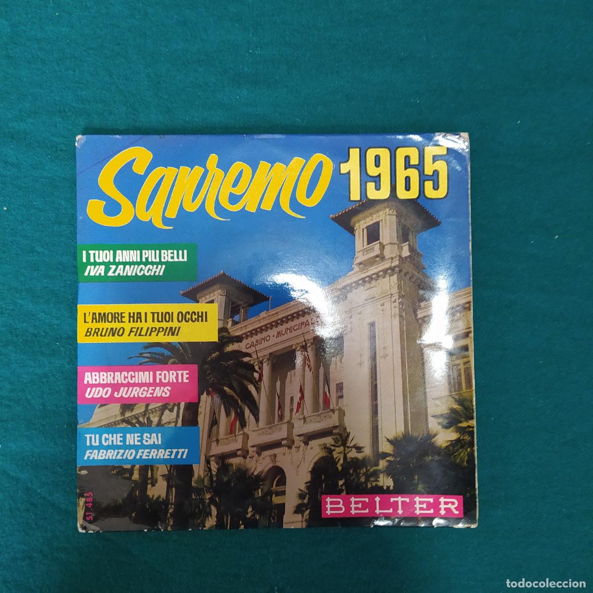 Discos de vinilo: San Remo 1965 7 SINGLE - Foto 1