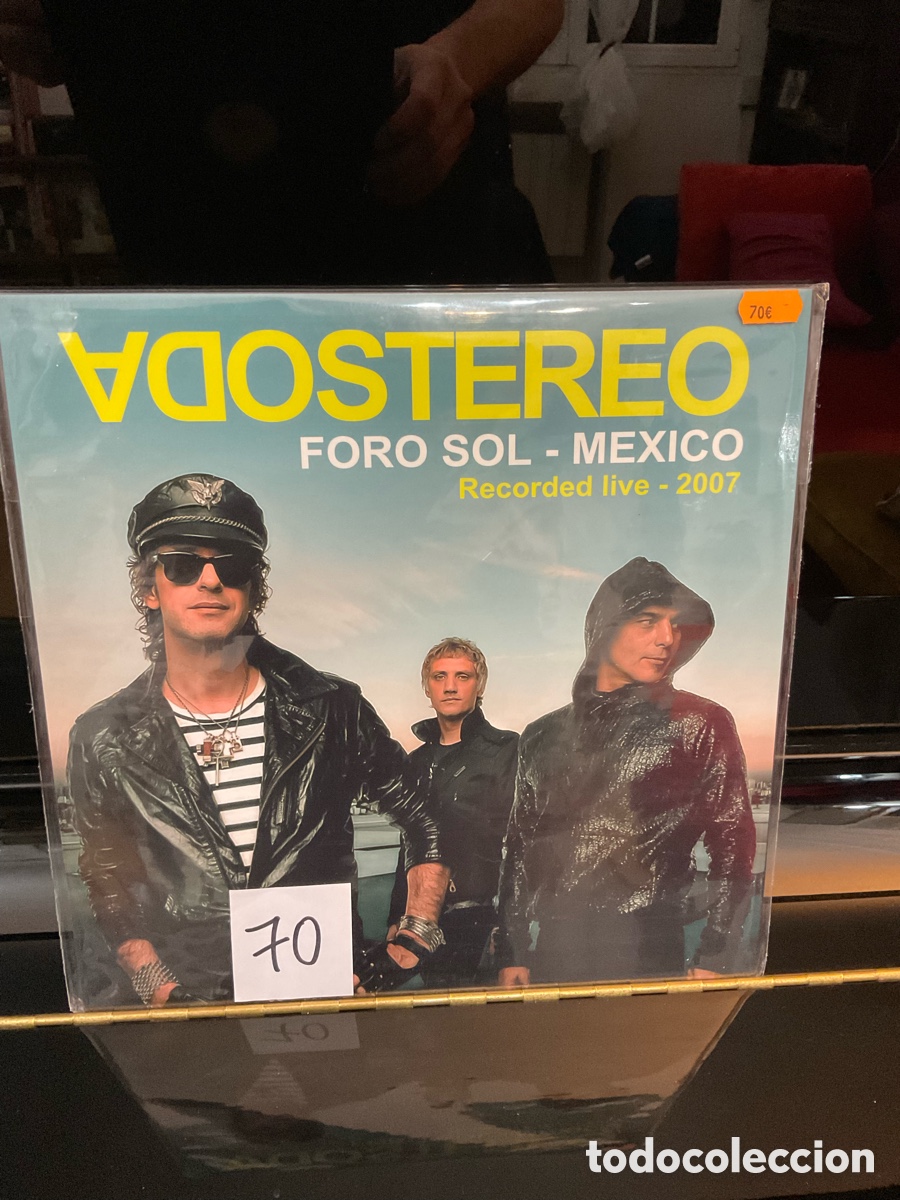 Discos de vinilo: SODA STEREO. Foro Sol M&eacute;xico 2007. - Foto 1