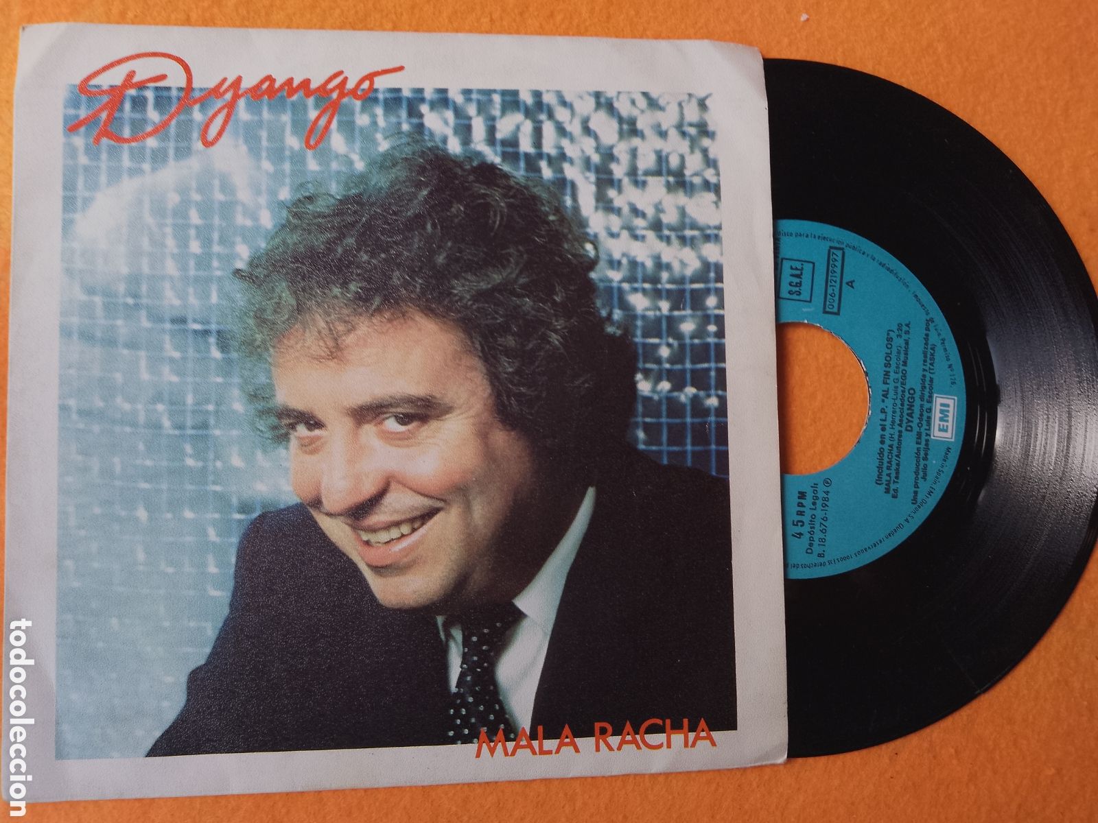 Discos de vinilo: DYANGO . LOTE 2 SINGLES . AMEN - MALA RACHA - Foto 2