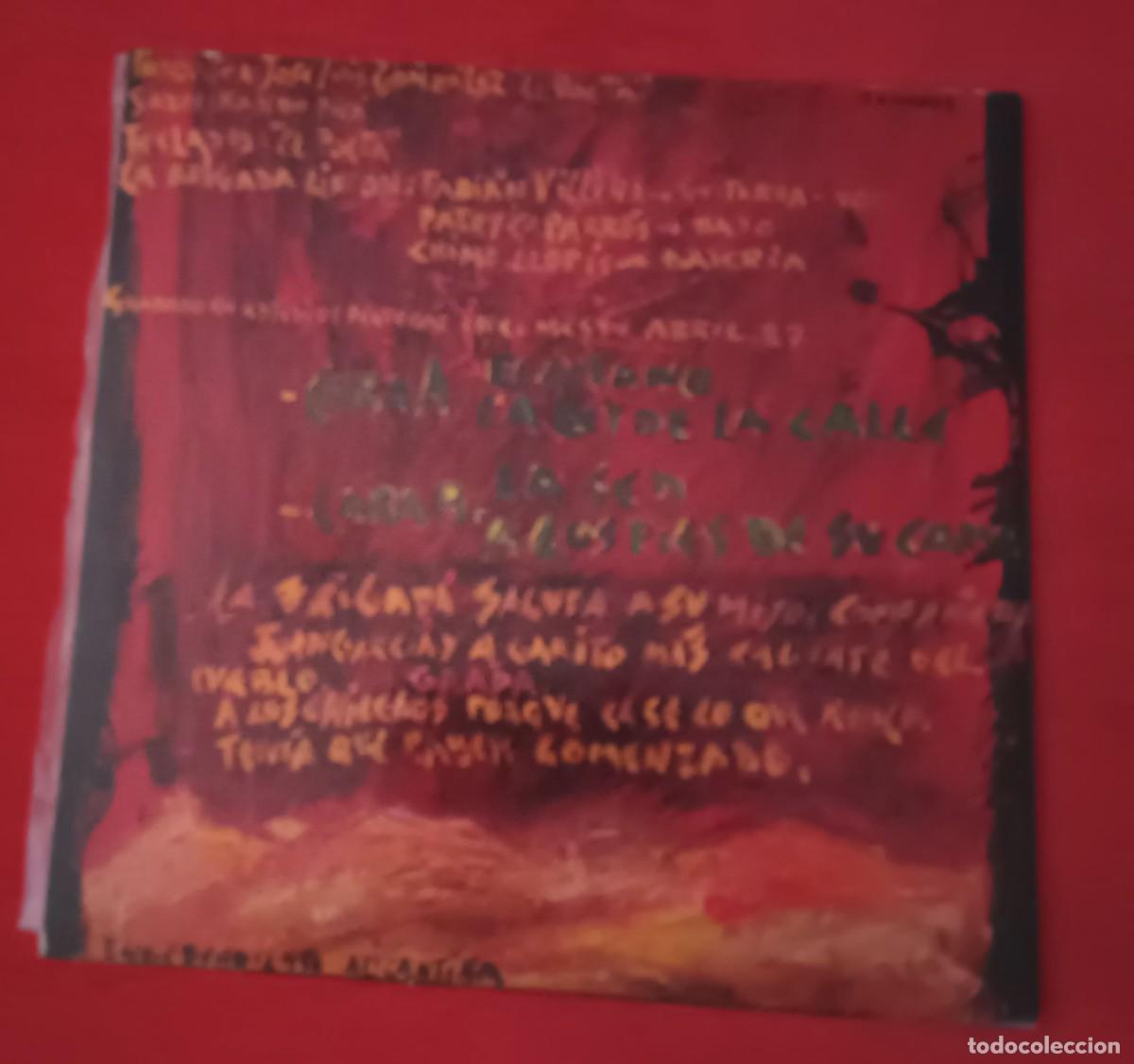 Discos de vinilo: LA BRIGADA LINCOLN - MINI LP 1987 - Foto 2