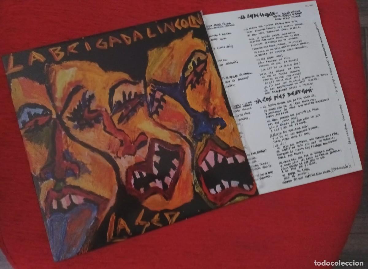 Discos de vinilo: LA BRIGADA LINCOLN - MINI LP 1987 - Foto 3