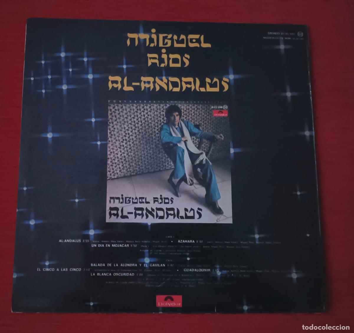 Discos de vinilo: MIGUEL R&Iacute;OS - AL - ANDALUS - LP - Foto 2