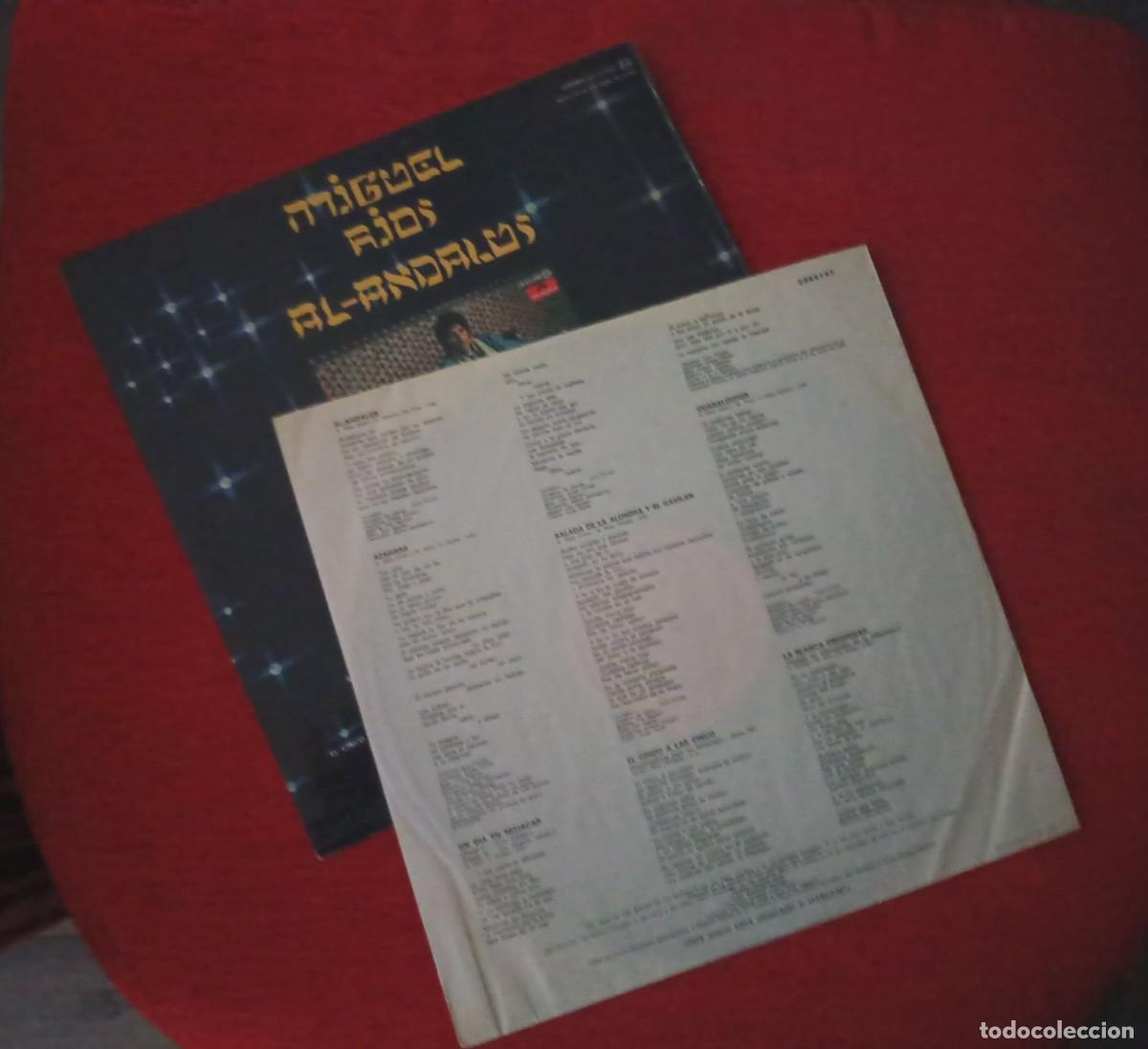Discos de vinilo: MIGUEL R&Iacute;OS - AL - ANDALUS - LP - Foto 4