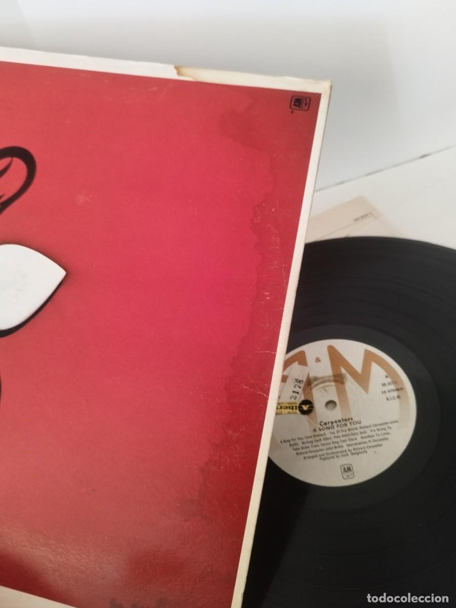 Discos de vinilo: Carpenters &ndash; A Song For You. Lp. - Foto 4