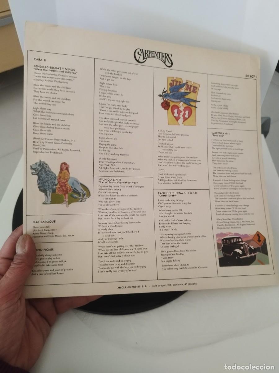 Discos de vinilo: Carpenters &ndash; A Song For You. Lp. - Foto 5