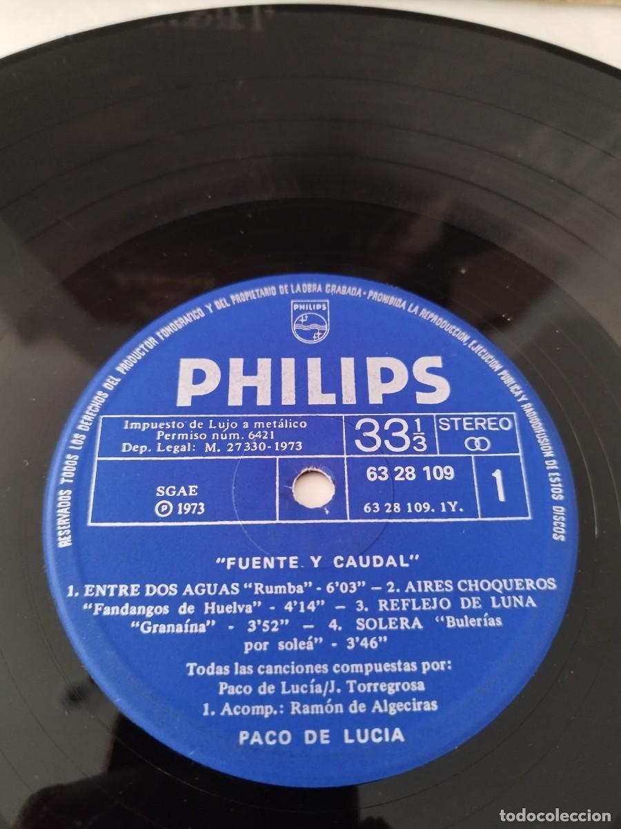 Discos de vinilo: Paco De Lucia &ndash; Fuente Y Caudal. Lp. - Foto 2
