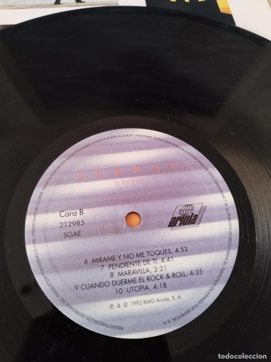 Discos de vinilo: Serrat &ndash; Utop&iacute;a. Lp, disco en muy buen estado. - Foto 2