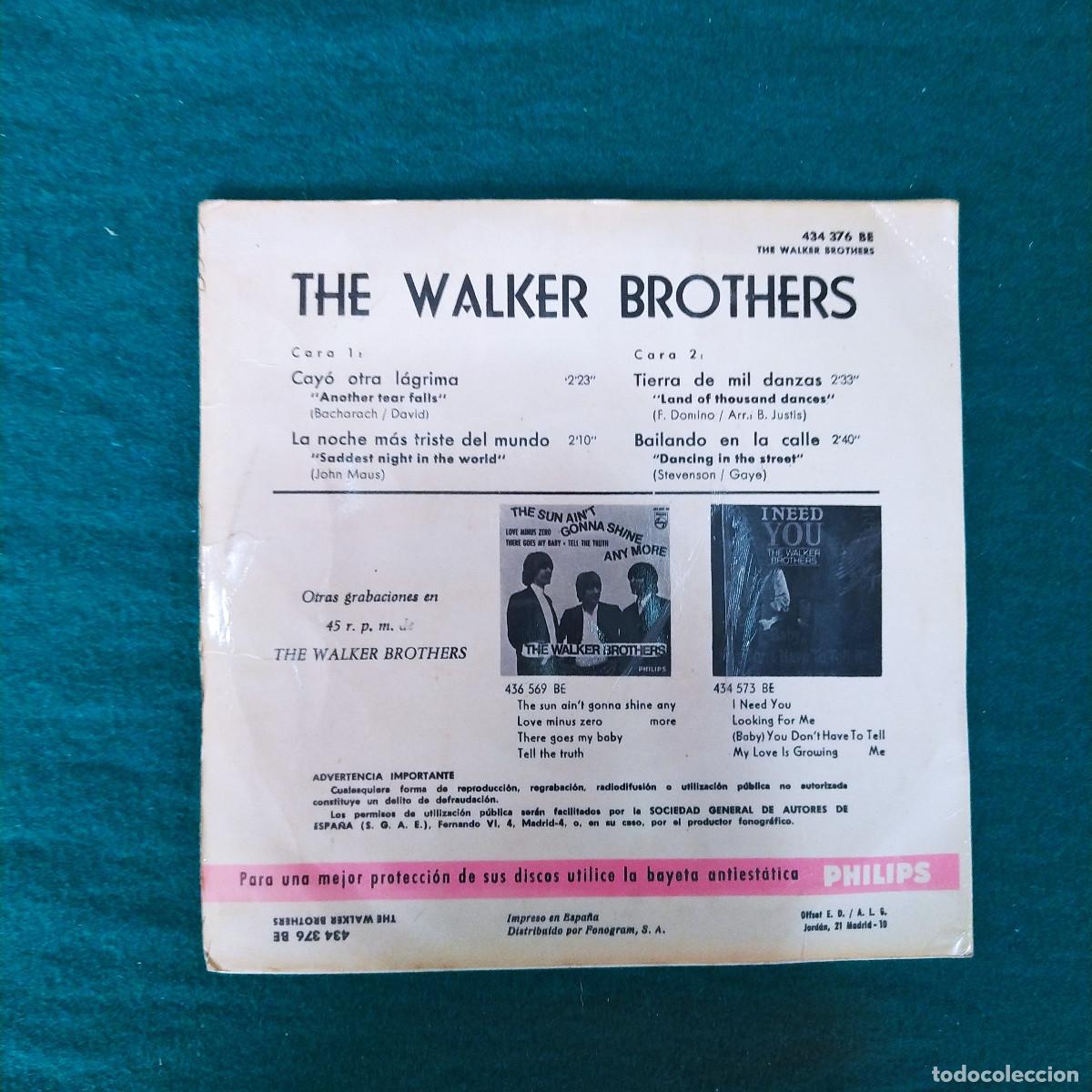 Discos de vinilo: The Walker Brothers &ndash; Another Tear Falls - Foto 2