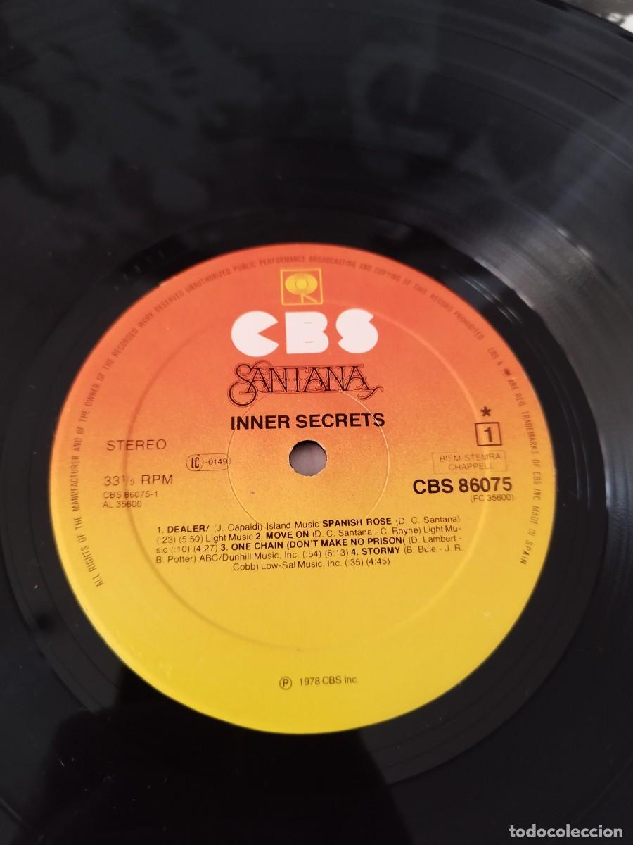 Discos de vinilo: Santana &ndash; inner secret. Lp. - Foto 2