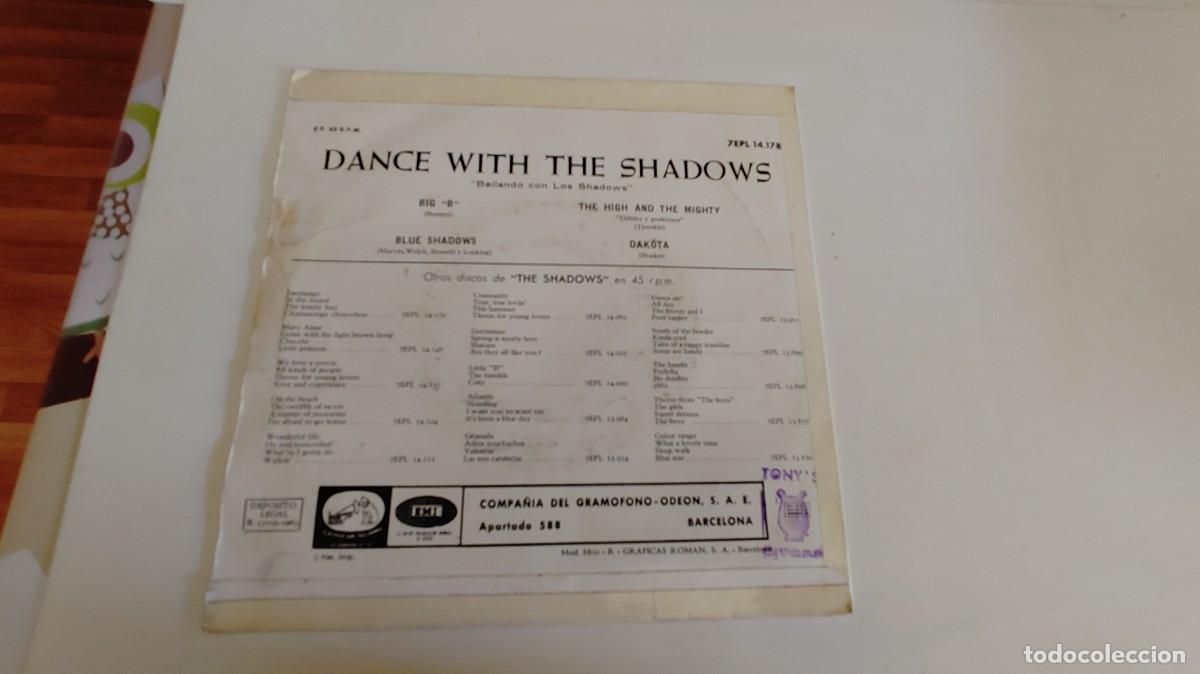 Discos de vinilo: THE SHADOWS-EP BIG B +3 - Foto 2