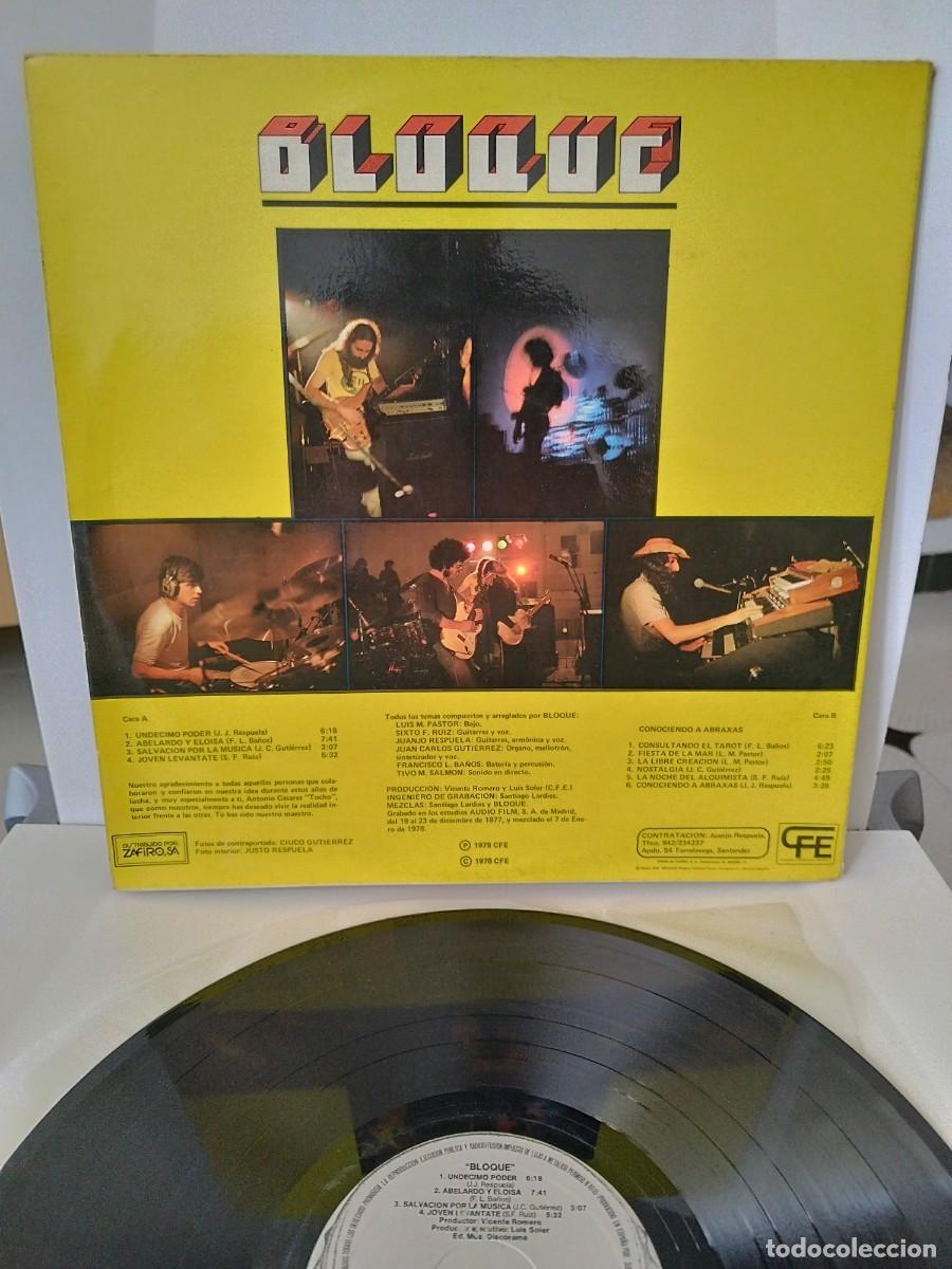 Discos de vinilo: Bloque &ndash; Bloque. Lp, disco en muy buen estado. - Foto 4