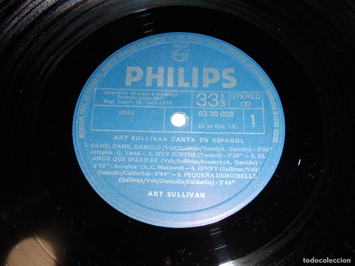 Discos de vinilo: ART SULLIVAN - CANTA EN ESPA&Ntilde;OL (SPAIN 1978) - Foto 3