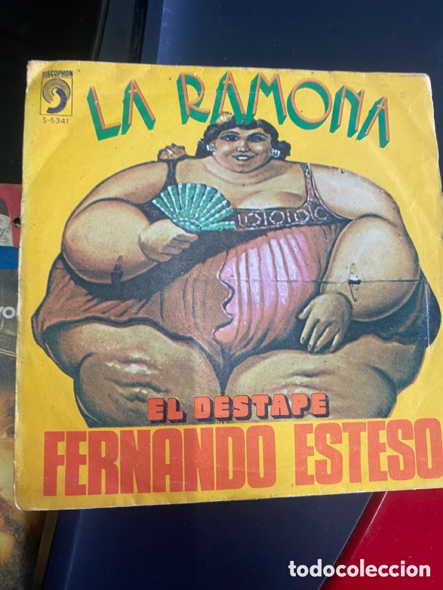 Discos de vinilo: Fernando Esteso - La Ramona Pechugona. Single - Foto 2