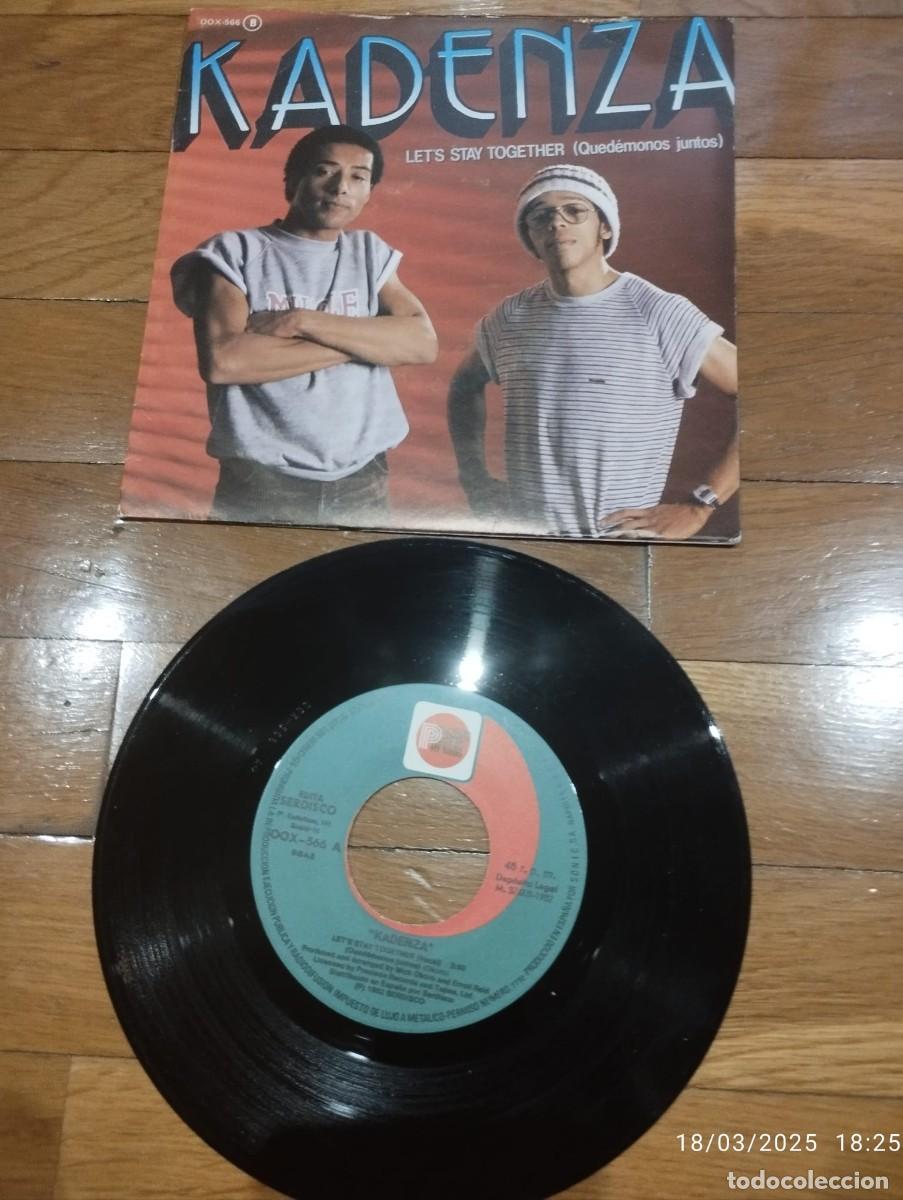 Discos de vinilo: SINGLE - KADENZA - LETS STAY TOGETHER - 1982 - Foto 1