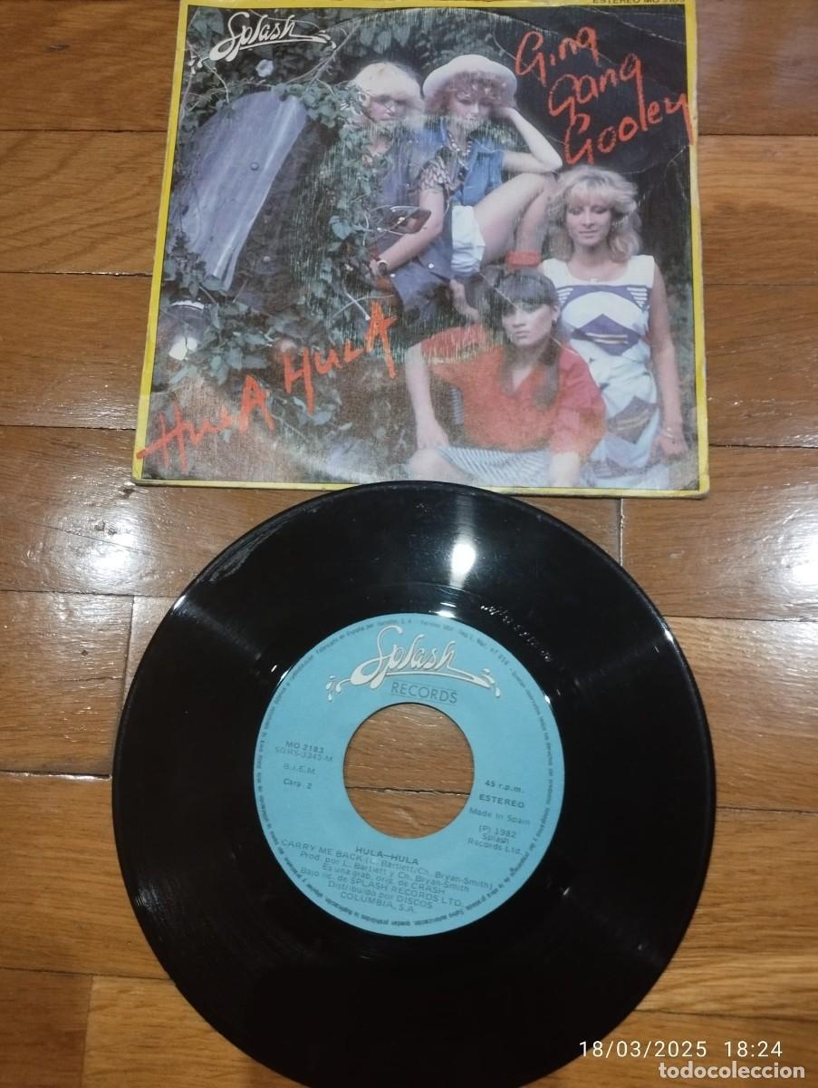 Disques de vinyle: SINGLE - HULA - HULA - GING GANG GOOLEY - 1982