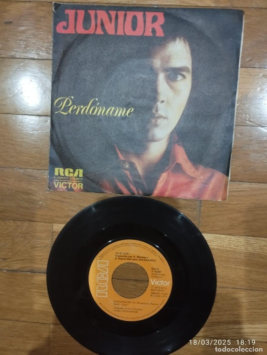 Discos de vinilo: SINGLE - JUNIOR - PERDONAME - 1973 - Foto 1