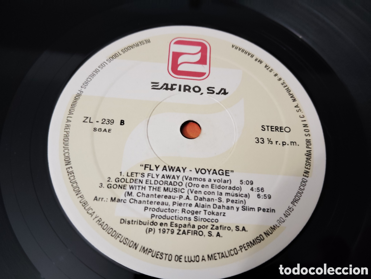 Discos de vinilo: VOYAGE - FLY AWAY , 1979 - Foto 3