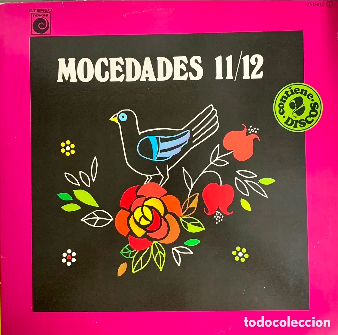 Discos de vinilo: Disco Vinilo 2LP. Mocedades. &ldquo;11/12&rdquo;. 1978. - Foto 1