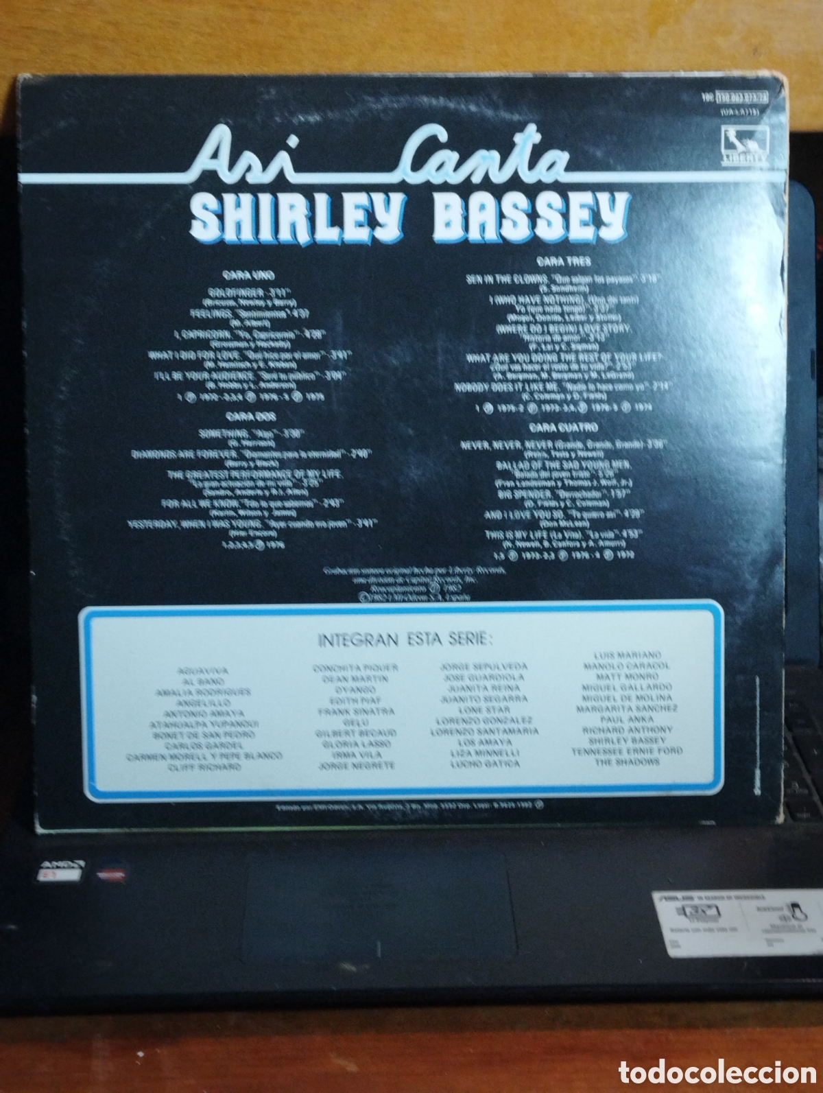 Discos de vinilo: SHIRLEY BASSEY , DOBLE LP - Foto 2