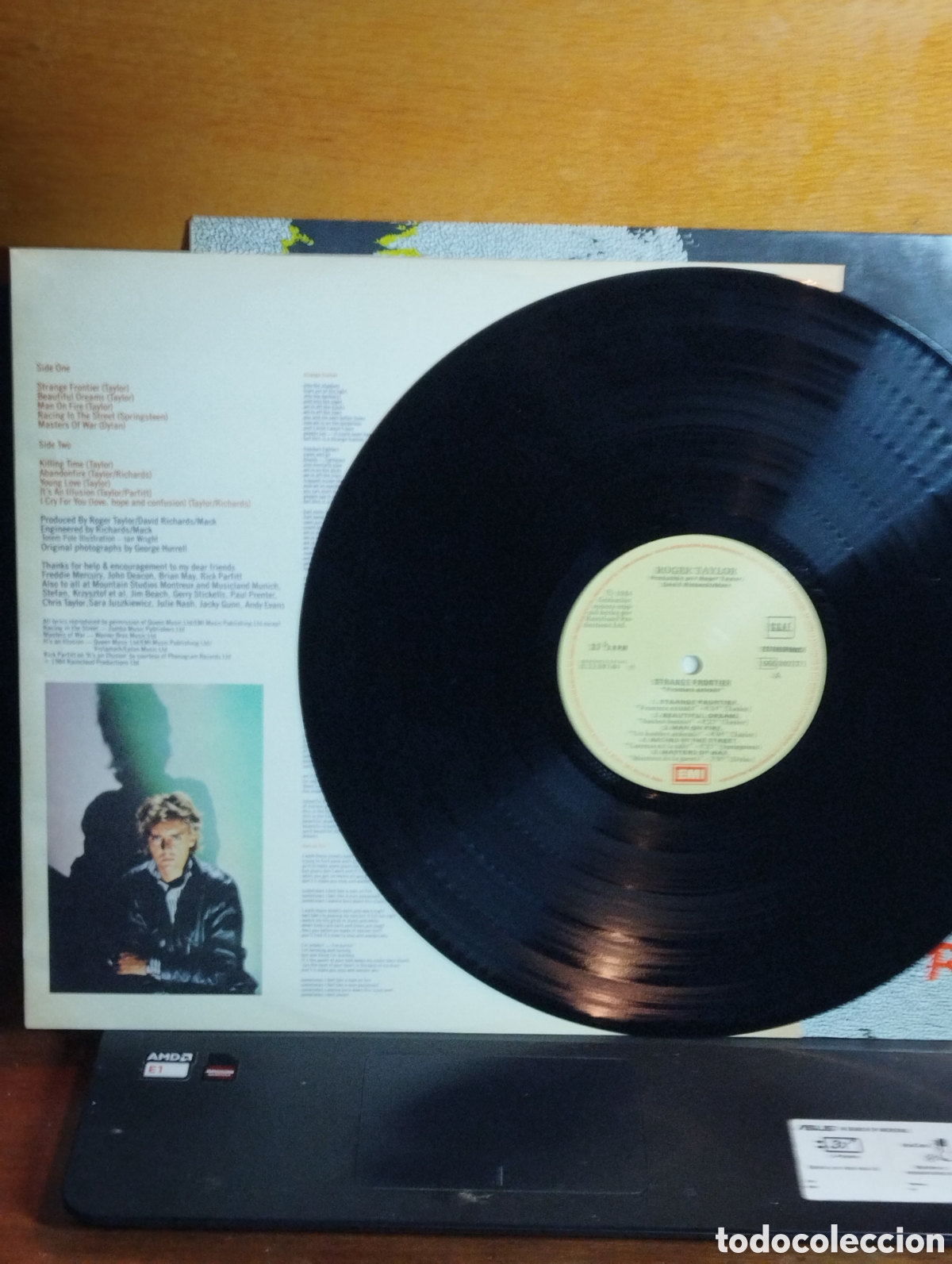 Discos de vinilo: ROGER TAYLOR, STRANGER FRONTIER - Foto 3