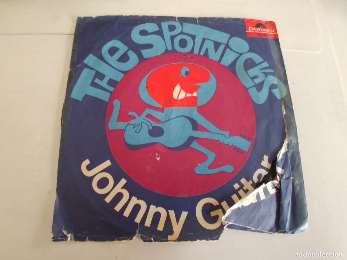Discos de vinilo: THE SPOTNICKS-SINGLE HAPPY GUITAR - Foto 2