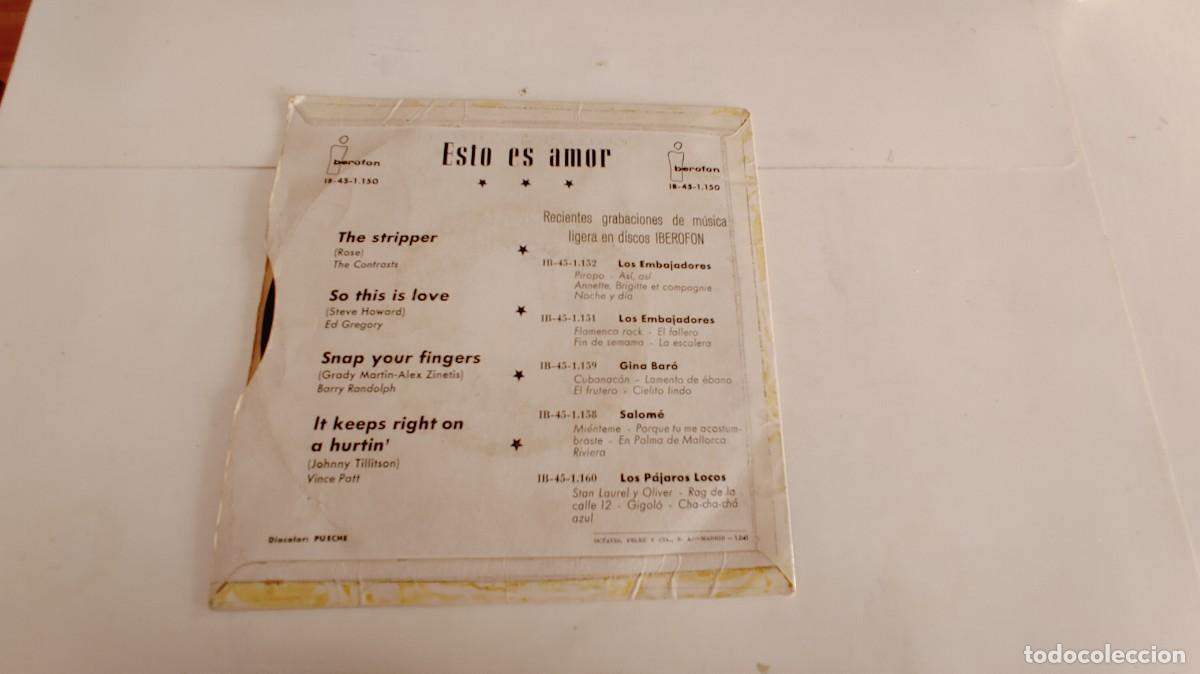 Discos de vinilo: THE STRIPPER-EP ESTO ES AMOR +3 - Foto 2
