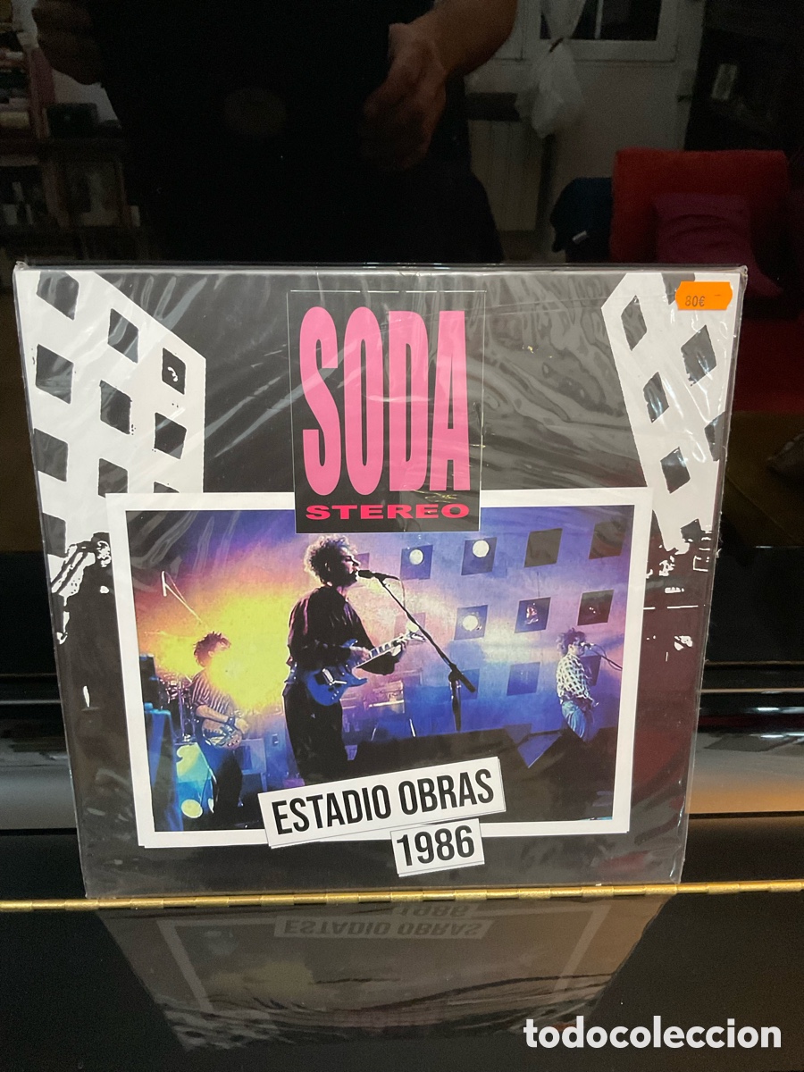Discos de vinilo: SODA STEREO. Estadio Obras 1986. - Foto 1