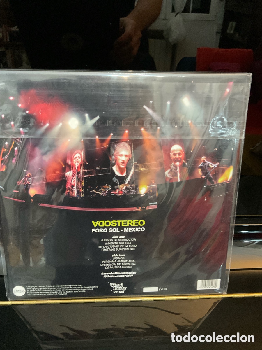 Discos de vinilo: SODA STEREO. Foro Sol M&eacute;xico 2007. - Foto 2