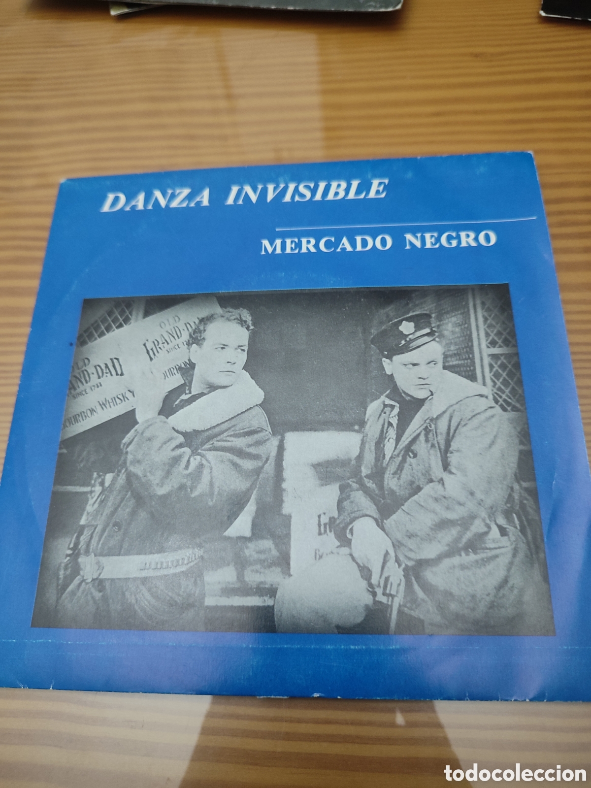Discos de vinilo: Disco vinilo single de Danza Invisible &rdquo; Mercado Negro &rdquo; - Foto 1