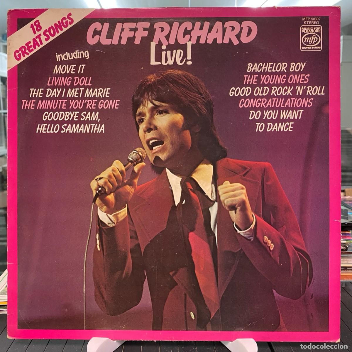 Discos de vinilo: Cliff Richard - Live! (LP) - Foto 1