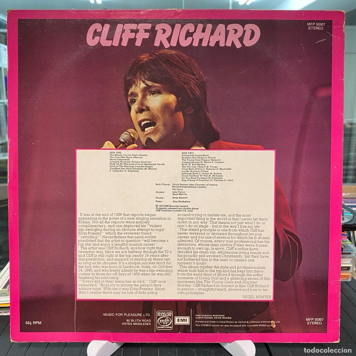 Discos de vinilo: Cliff Richard - Live! (LP) - Foto 2