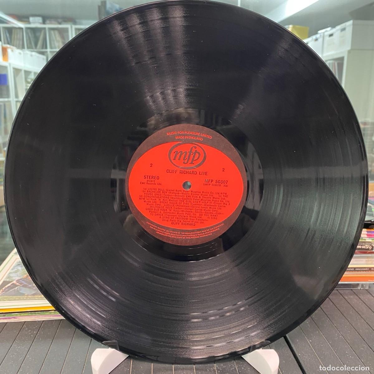 Discos de vinilo: Cliff Richard - Live! (LP) - Foto 3
