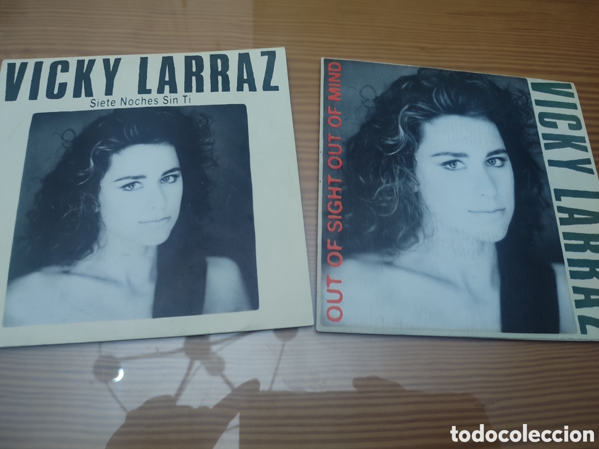 Discos de vinilo: Lote De 2 Singles De Vicky Larraz ,como nuevos - Foto 1