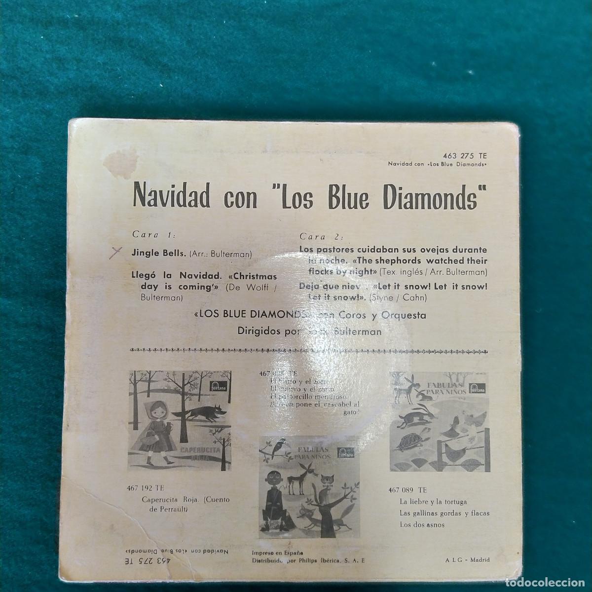 Discos de vinilo: Los Blue Diamonds &ndash; Navidad Con Los &rdquo;Blue Diamonds&rdquo; - Foto 2