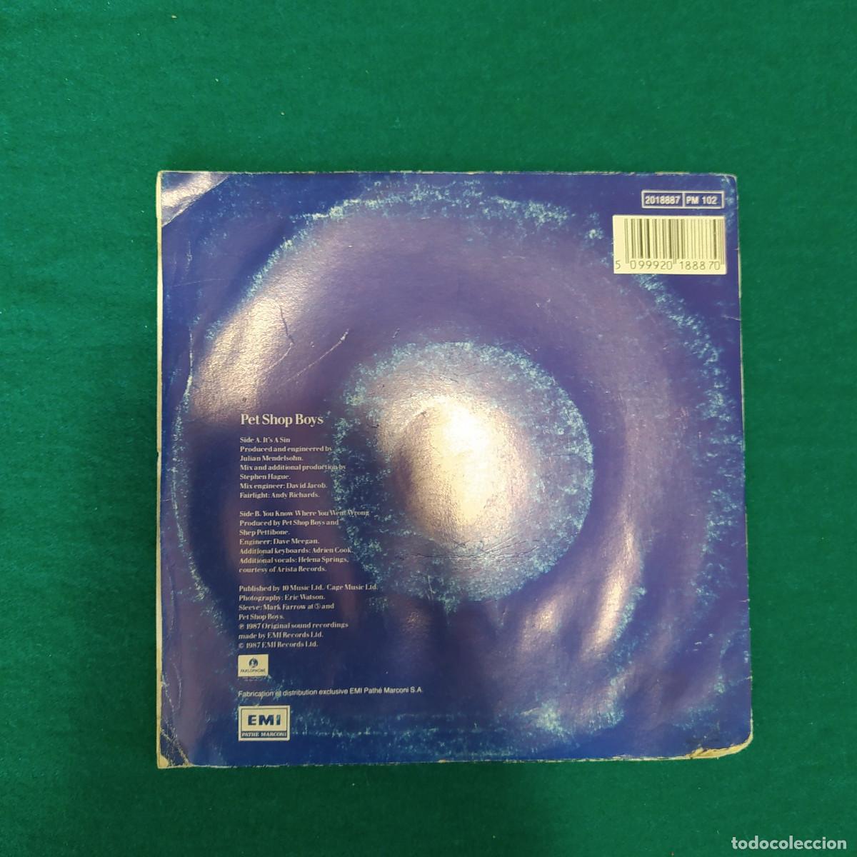 Discos de vinilo: Pet Shop Boys &ndash; Its A Sin - Foto 2