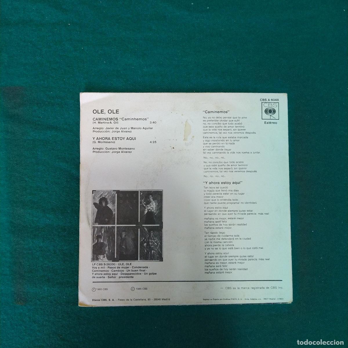 Discos de vinilo: Ole Ole &ndash; Caminemos . - Foto 2