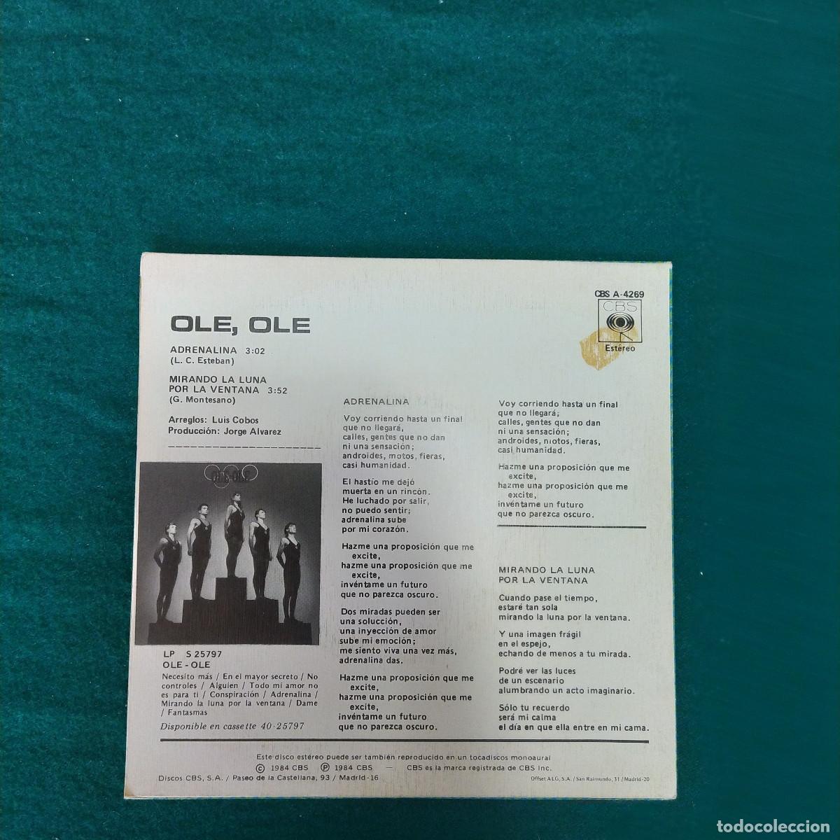Discos de vinilo: Ole Ole &ndash; Adrenalina . - Foto 2