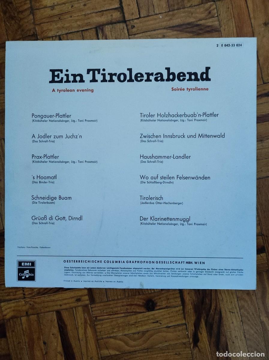 Discos de vinilo: Ein Tirolerabend Vinyl, LP, Compilation, Stereo - Foto 2