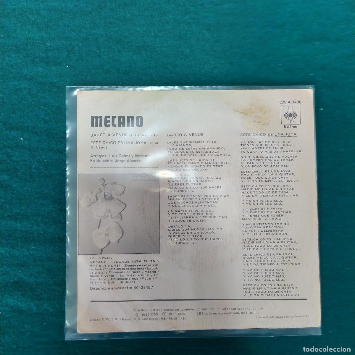 Discos de vinilo: Mecano &ndash; Barco A Venus - Foto 2