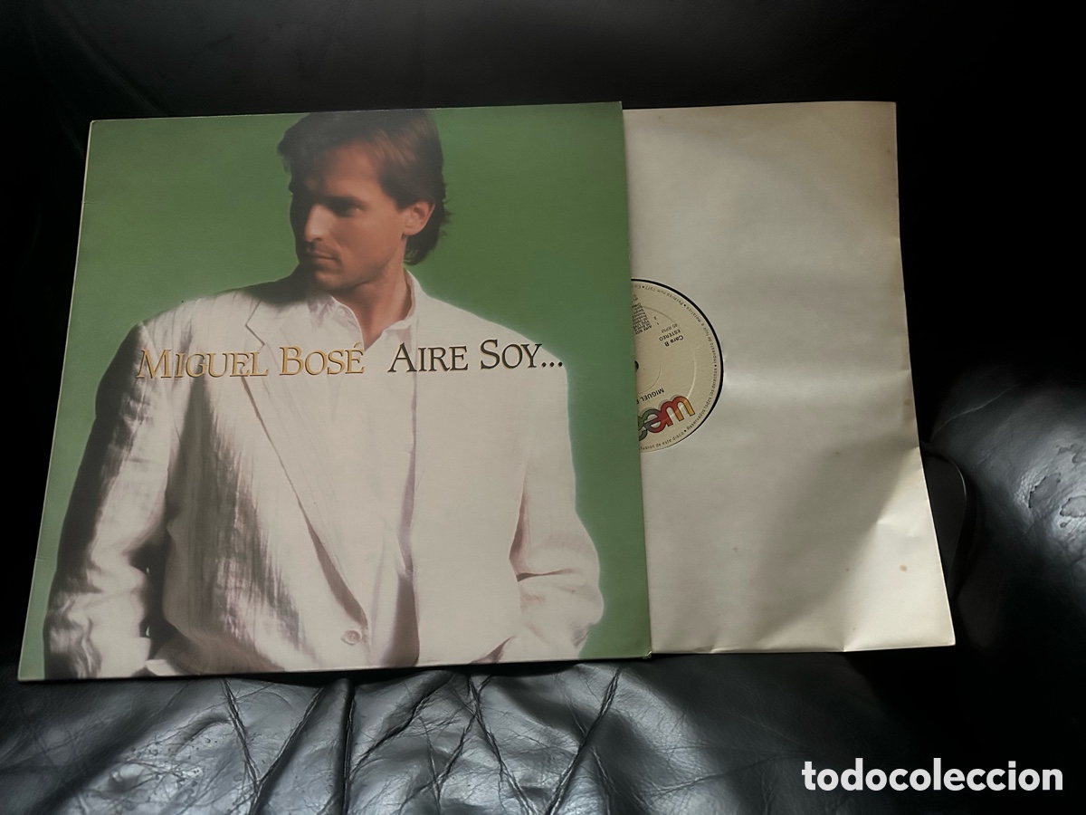 Discos de vinilo: Miguel Bos&eacute; aire, soy Maxi Single - Foto 3