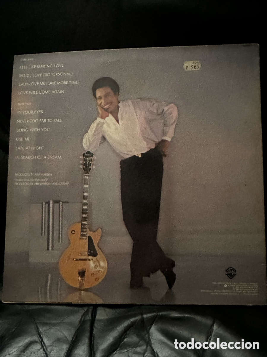 Discos de vinilo: George Benson, In Your Eyes LP - Foto 2