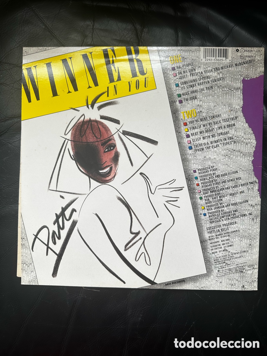 Discos de vinilo: Patti LaBelle, Winner in you lp - Foto 2