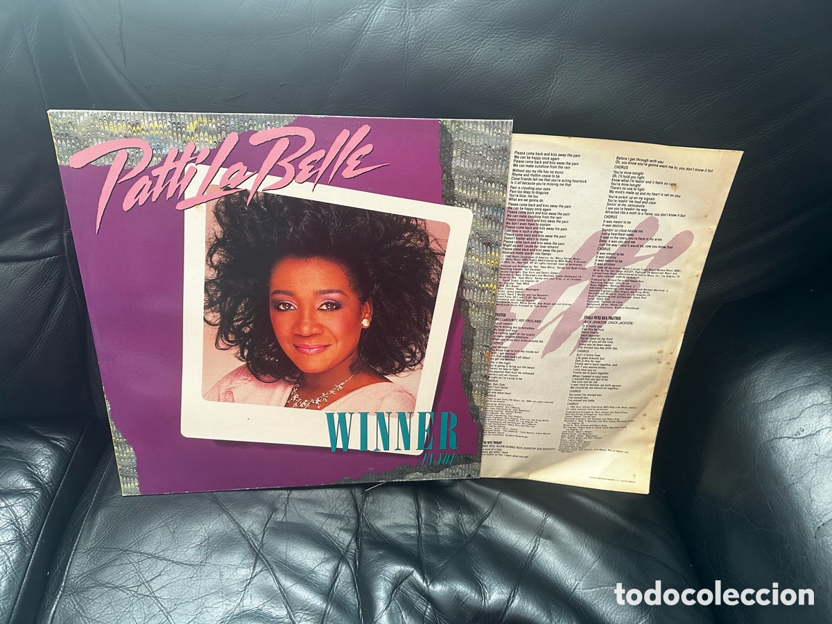Discos de vinilo: Patti LaBelle, Winner in you lp - Foto 3