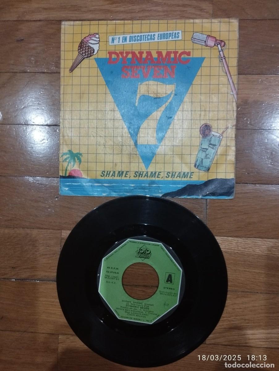 Discos de vinilo: SINGLE - DYNAMIC SEVEN - SHAME SHAME SHAME - 1983 - Foto 1
