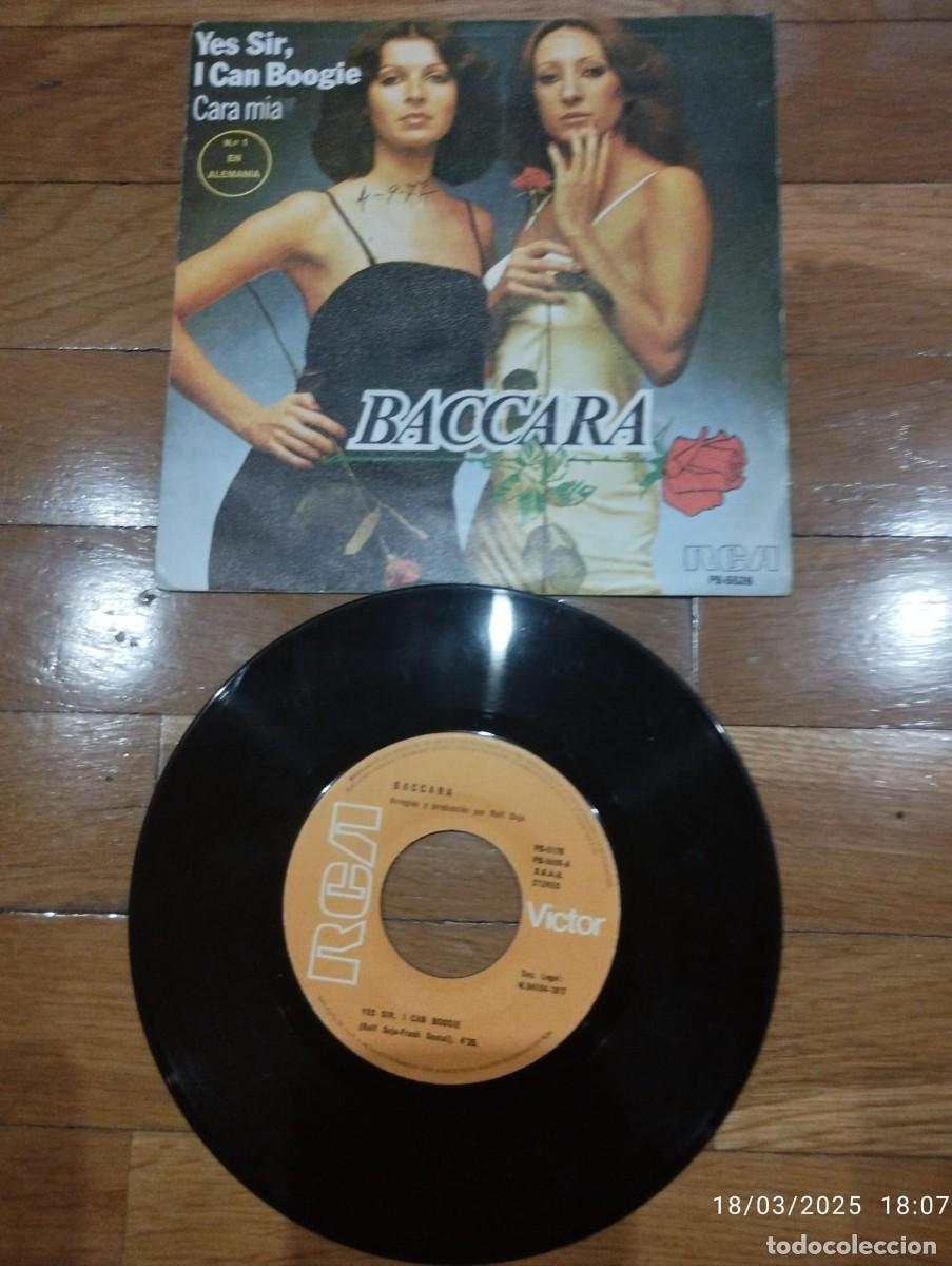 Discos de vinilo: SINGLE - BACCARA - YES SIR, I CAN BOOGIE - 1977 - Foto 1